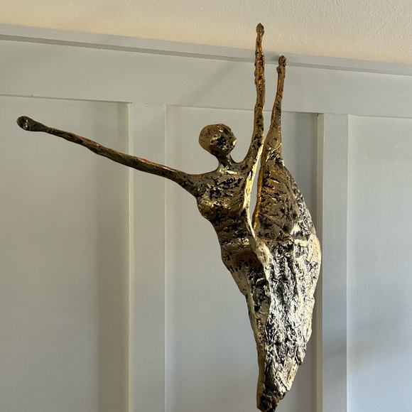 Esther Wertheimer Bronze Sculpture Ballerina Two Tone Marble Base - Picture 2 of 10